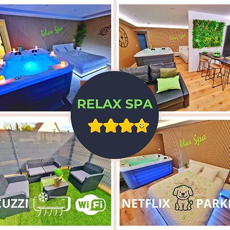 Relax Spa-4 Pers-Jacuzzi-Parking-Jardin-Clim-Colmar Muntzenheim 외부 사진